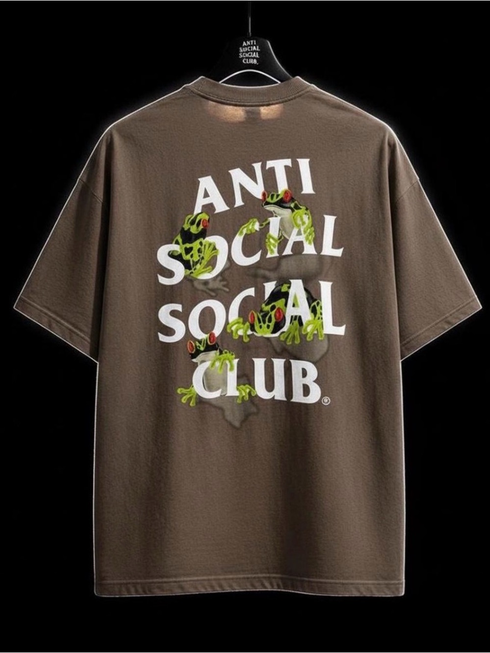 Anti Social Social Club ‘Frog’ Grey Tee - Size XL - NWT
